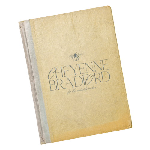 Book Cover of Cheyenne Bradford Photography logo for website copywriting project by Write By Firelight Copywriting